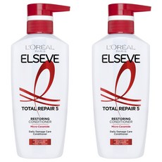 로레알파리 엘세브 토탈 리페어 5 컨디셔너 멜론 프루티 플로럴 퍼퓸, 375ml, 2개