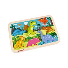 Janod 幼兒故事拼圖套裝，木質玩具，適用於18個月以上, 1組, 7片