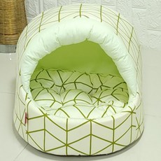 반려동물 두기펫 옥스포드 루나 동굴하우스, 모노 그린, 1개