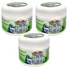 一條根 精油霜, 100g 台灣製造, 3罐, 1入