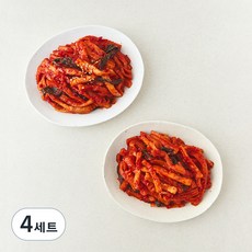 천년의반찬 무말랭이 무침 2종 세트 600g, 4세트