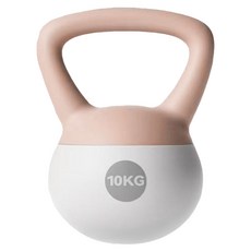 MICHAEL FITNESS 麥克健身 4~10kg 軟壺鈴 不傷地板, 10kg, 1個, 象牙白