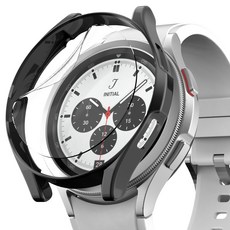 NUART Galaxy Watch 4經典保護殼+螢幕保護膜 3入, 黑色的
