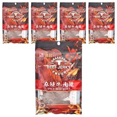 德昌 麻辣牛肉乾 草飼好滋味, 100g, 5包