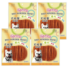 Qt baby 大肚量雞肉細條 QT307 台灣製 犬用零食, 蜜汁, 320g, 4包