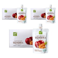 맑은농장 당근사과주스, 100ml, 30개