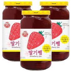 오뚜기 딸기쨈, 500g, 3개