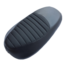 GOGORO 皮革毛毛蟲機車座墊皮 PU皮革 supersport moto車墊, 黑色, 1個