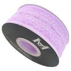 GILGRI 蕾絲禮物包裝緞帶, 09 丁香紫色, 22m