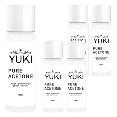 유키 퓨어 아세톤, 100ml, 5개