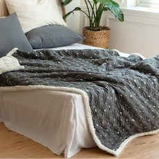 더자리 항균 마일드 라떼 양털담요 겸 이불