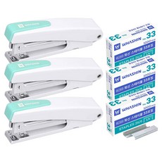 Hwashin Power 135Q 訂書機 + No.33 時針, 隨機出貨, 3套