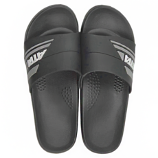 ATTA 運動風圖紋室外拖鞋 MIT台灣製 無毒材質 安心品質, 黑色, 290mm