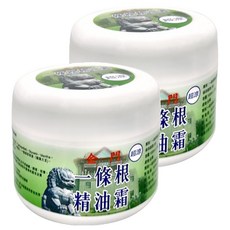 一條根 精油霜, 100g 台灣製造, 2罐, 1入