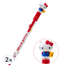三麗鷗 Hello Kitty 吉祥物原子筆, 2個, 混合色