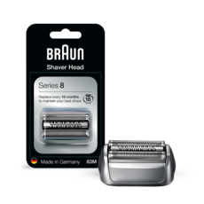 BRAUn 百靈 8系列 替換刀頭刀網匣, 83M, 單一顏色, 1個