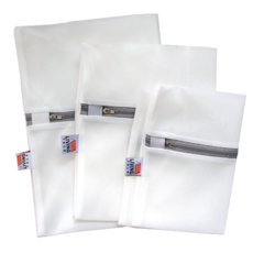LIVING TALK 嬰兒衣物用 無熒光高密度洗衣網 3入 S號+M號+L號, 1套