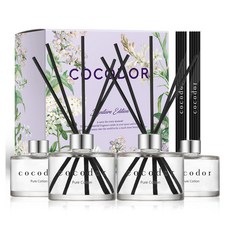 코코도르 퍼퓸 디퓨저, 퓨어코튼, 200ml, 4개