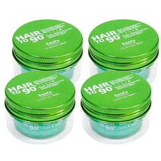 kanfa 90度造型質感髮泥 啞光淡香 簡單快速, 100ml, 4件