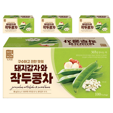 녹차원 돼지감자와 작두콩차, 800mg, 4개, 100개입