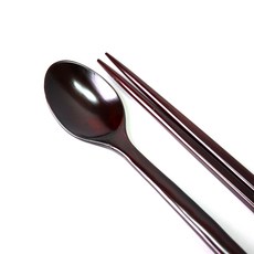하마공방 남원옻칠 대추나무 수저세트, 숟가락+젓가락, 1세트 숟가락+젓가락, 1세트
