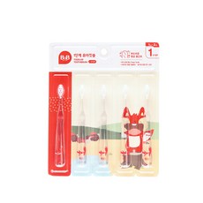 B&B 牙刷, 透明, 5支, 1組