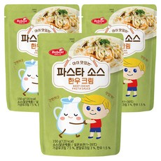 베베스트 아이 맛있는 파스타 소스, 한우 크림, 150g, 3개