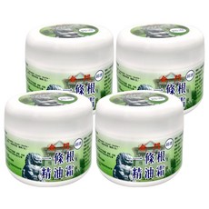 一條根 精油霜, 100g 台灣製造, 4罐, 1入