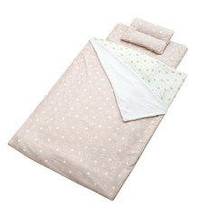 PiYOPiYO黃色小鴨 印花幼教睡墊 摺疊收納好收又便利 輕柔的觸感, 120cm*150cm, 摩卡色