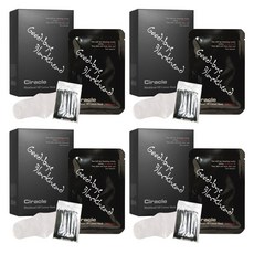 Ciracle 去黑頭妙鼻貼套裝 含100%棉質面膜和黑棉棒, 20片, 4盒