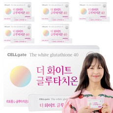 셀게이트 더화이트 글루타치온 40, 60g, 6개
