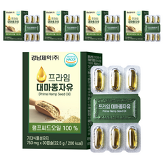 경남제약 프라임 대마종자유, 30정, 5개