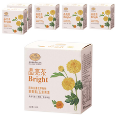 Magnet 曼寧晶亮茶 無咖啡因 葉黃素 金盞花萃取 草本花果茶, 2g, 10包, 6盒