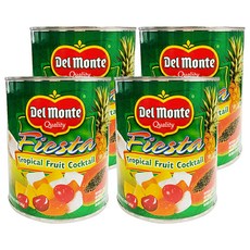 Del Monte Fiesta熱帶水果雞尾酒罐頭, 850g, 4罐