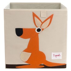 3 sprouts 玩具收納箱, 袋鼠款, 1個