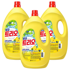 Trio 洗碗精, 檸檬/青檸, 3kg, 3個