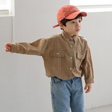 DE MARVI 男童Ref格紋襯衫 DM113SH123