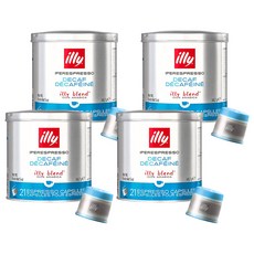 일리 디카프 디카페인 캡슐커피, 6.7g, 21개입, 4개