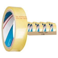 Daebak Tape 轉盤式膠帶台用補充膠帶 24mm x 25m, 20個