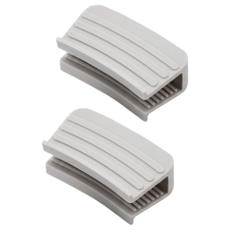 cook power 鍋寶 矽膠隔熱把手套2入組 防滑條紋設計 附掛孔方便懸掛, 灰色, 1組