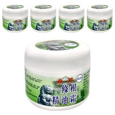一條根 精油霜, 100g 台灣製造, 5罐, 1入