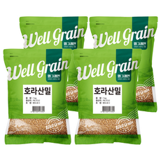 두보식품 웰그레인 캐나다산 호라산밀, 4개, 1kg