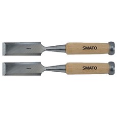 smato 木柄木工鑿 C1121975 SM-FC50W, 2個