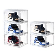 SCHWARZ KOREA 寬型鞋櫃, 透明, 5個