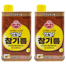 OTTOGI 不倒翁 Yetnal 傳統芝麻油, 450ml 按壓式, 2瓶