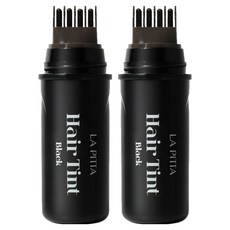 라피타 새치커버 헤어틴트 10ml, 블랙, 2개