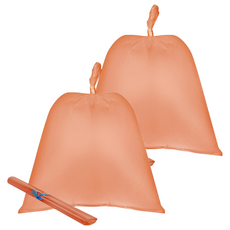 KINGSBONG Bipo 塑膠袋 大 62 x 80 cm 橘色 50入, 2個