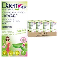 Daen 黛安 蘆薈身體除毛片 含蘆薈萃取 蘋果香味, 6盒