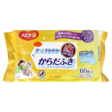 pigeon 貝親 Tahira身體護理擦拭巾 小厚 23 x 20cm, 1入, 1包