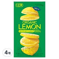 에치와이오롯 유기농 레몬즙 100%, 20ml, 56개